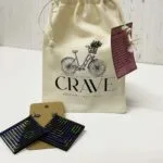 Shweshwe laser cut earrings handcrafted South African fabric jewelry