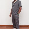Mens Shwe Shwe Scrubs - Grey