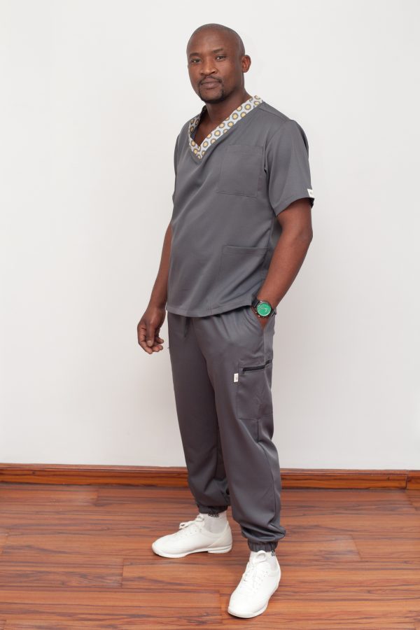 Mens Shwe Shwe Scrubs - Grey