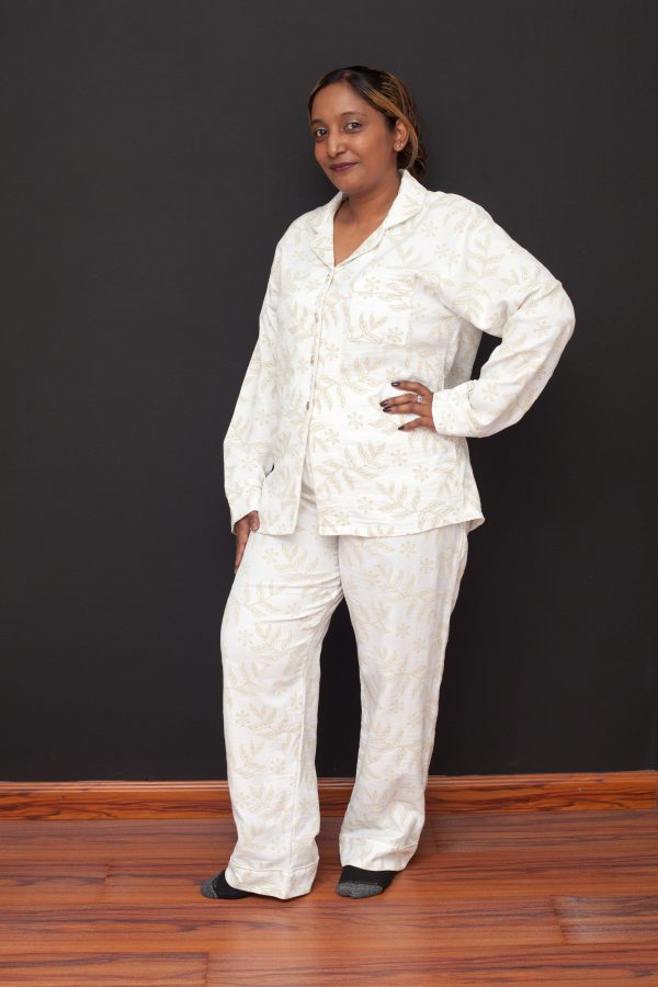 image-119 Turkish Linen Pyjamas - White