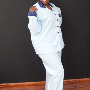image-143 Ladies Shwe Shwe Pyjamas - Blue