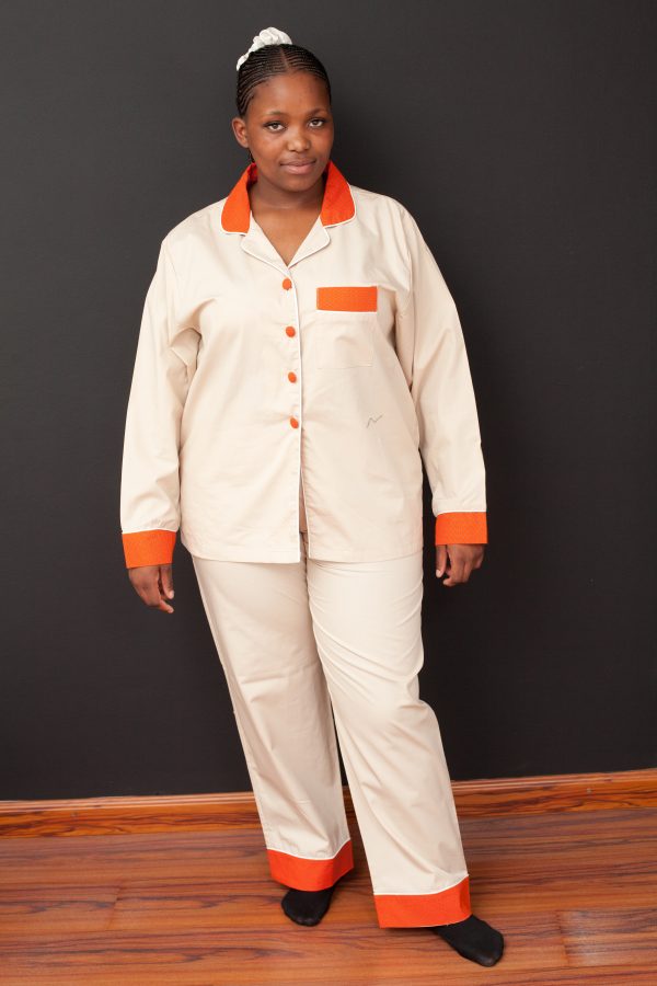 Ladies Shwe Shwe Pyjamas - Orange