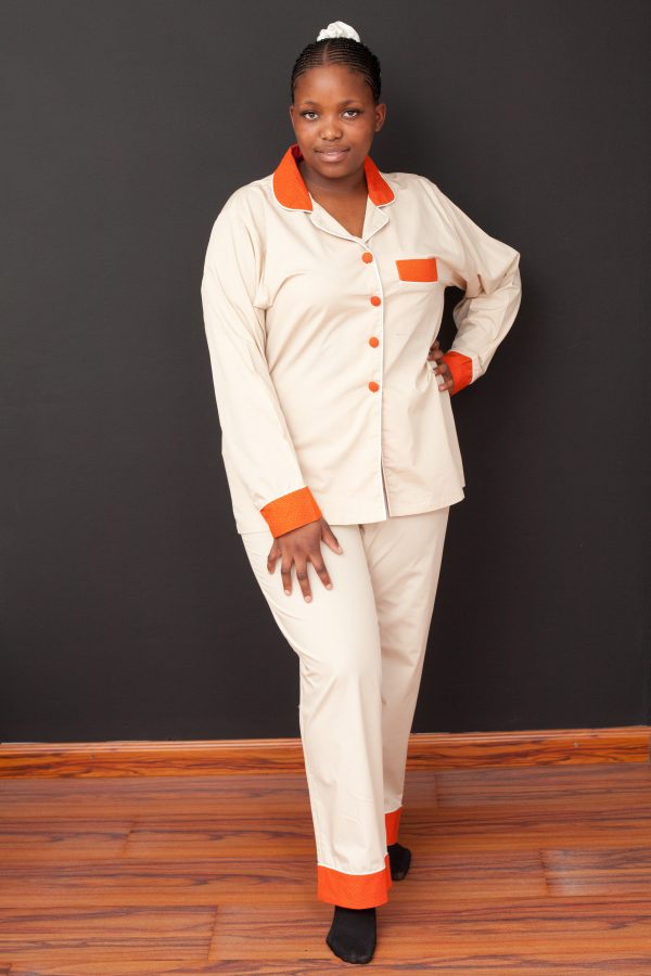 Ladies Shwe Shwe Pyjamas - Orange