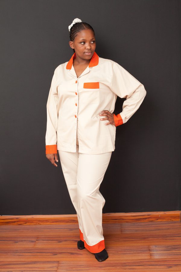 Ladies Shwe Shwe Pyjamas - Orange
