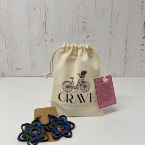 Shweshwe Laser-Cut Earrings