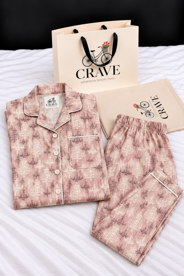 100% Cotton Pyjamas Rose Affair