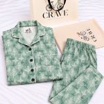 100% Cotton Pyjamas Sage Chandelier